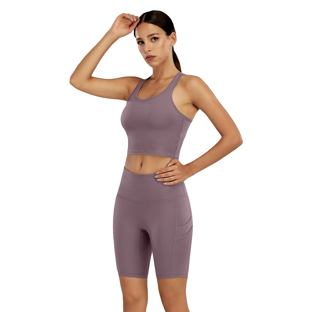 in Stock Women Fitness High Quality Stylish Yoga Outfit Sets