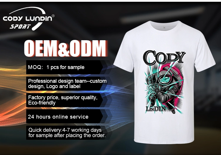 Cody Lundin Best Price for Sport Clothing Importer Sublimation Polyester White Apparel Golf Tshirt Wholesale