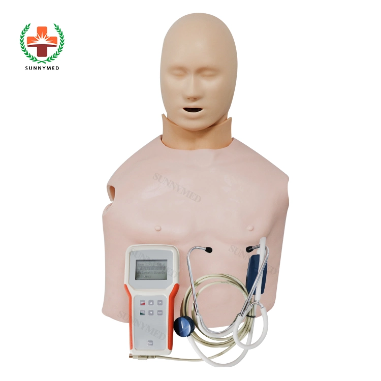 Sy-N040 Heart Chest Lung Auscultation Trainer Electronic Cardiopulmonary Vest Training Model
