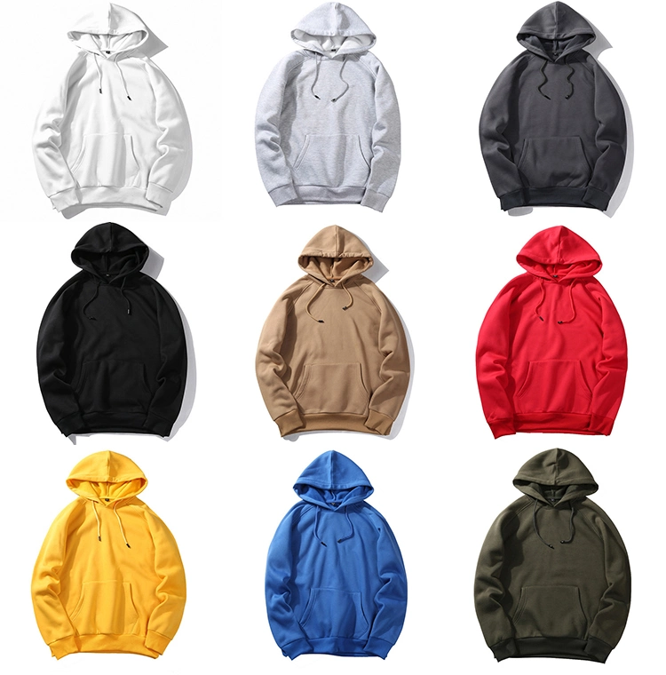 2021 Wholesale OEM Hoodie Customised Sweatshirt Long Sleeve Printed Pullover Hoodies