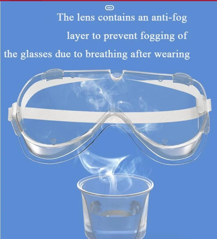 Clear Glass Protective Goggles Soft Eye Goggles