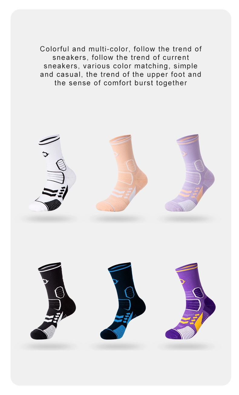 Rigorer Sports Wear Mens Socks Ankle Protection Running Basketball Wear Non-Slip Breathable