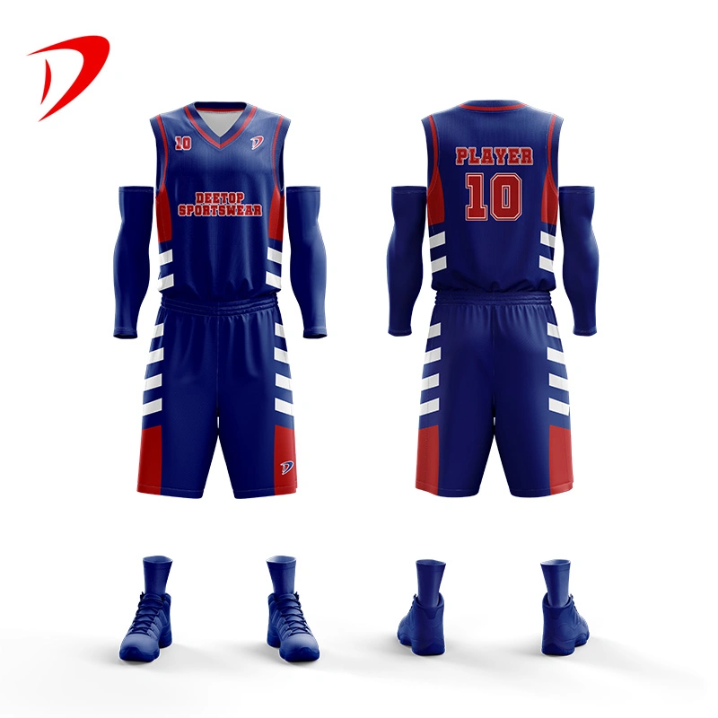Men Basketball Jersey Uniform Wear Shirts Set Sportswear Custom Sublimated Team Name Logo Number Printing Sports Baseball Wear Uniform Women Basketball Jersey