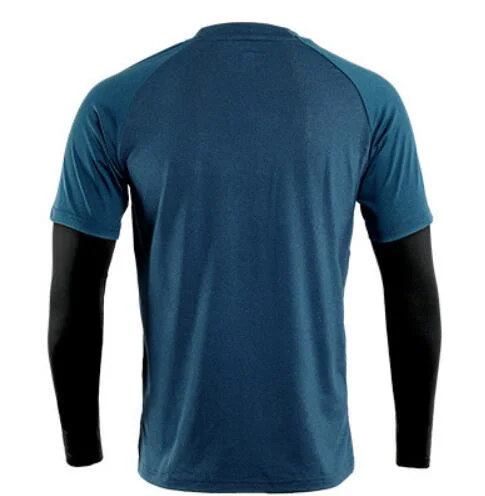 Long Sleeve Quick Dry Sports Fitness Wear Cool Compression T Shirts for Men
