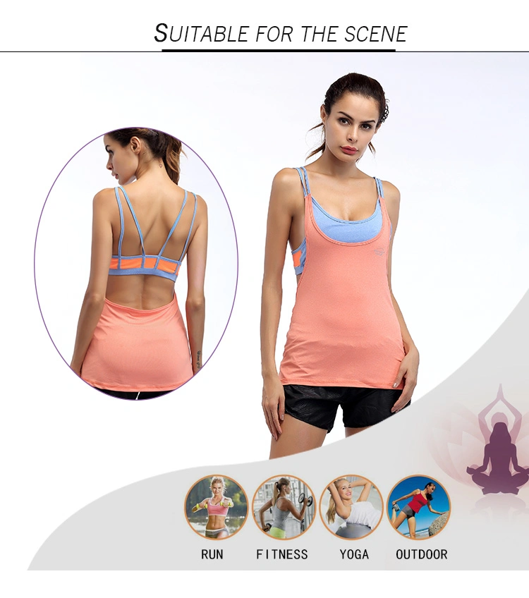 Cody Lundin Custom Logo Womens Workout Tank Tops Posture Adjustable Back Support Posture Corrector Sports Bra Women Sportswear Unpadded Bra for Women