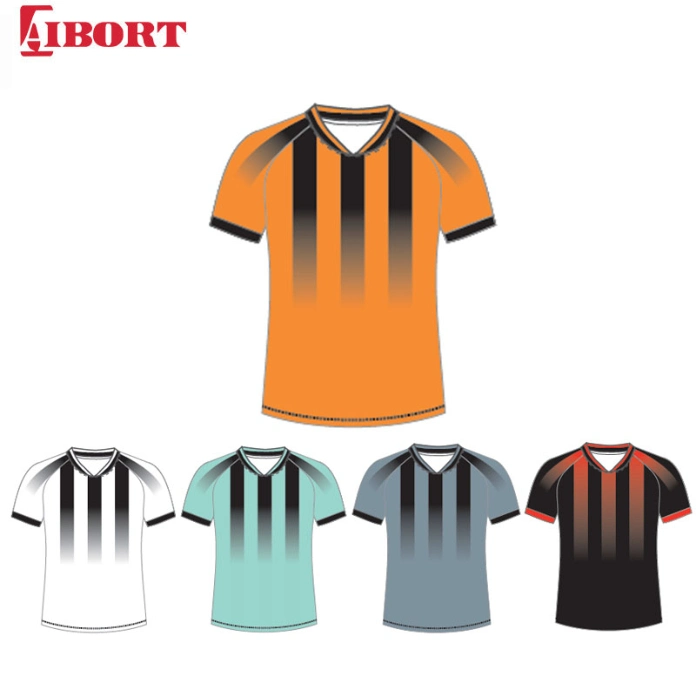 Aibort 2020 Fashion Kid Soccer Jerseys Youth Football Uniforms (A-ZYH01A)