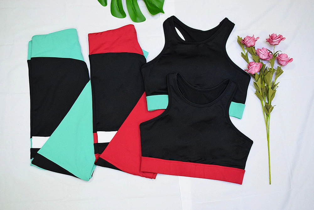 Tracksuit Sports Bra and Legging Pants Yoga Set Outfits Ideal for Yoga, Exercise, Fitness, Running, Dancing, Any Type of Workout or Daily Wearing