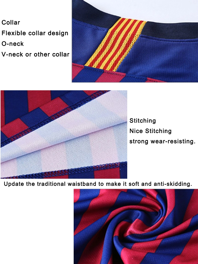 Aibort Custom Printing Soccer Wears Uniforms Sportswear Set Team Training Football Wear (GJH-2020112403-1)