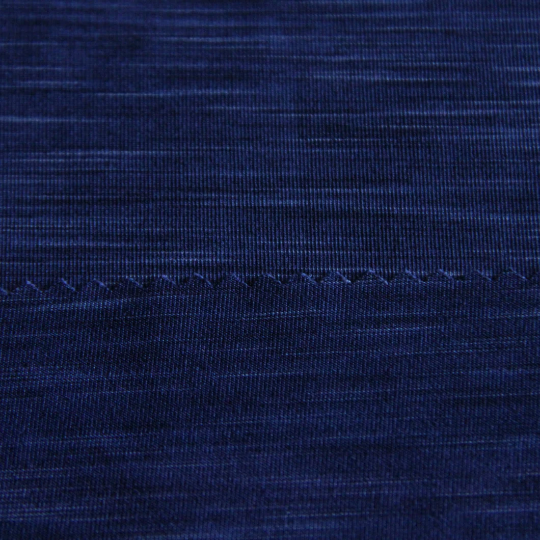 170GSM Yarn Dyed Jersey Fabric with Polyester Elastic Weft Knitted for Sportswear/Leggings/Yoga Wear/T-Shirt/Fitness