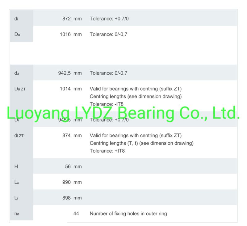 VSU200944 Rolling Bearing Ball Bearing Roller Bearing Wheel Bearings