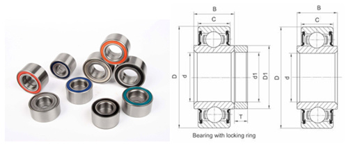 Wheel Hub Bearing/Front Wheel Bearing/Auto Bearing Du30610038 30*61*38mm for Auto Bearing