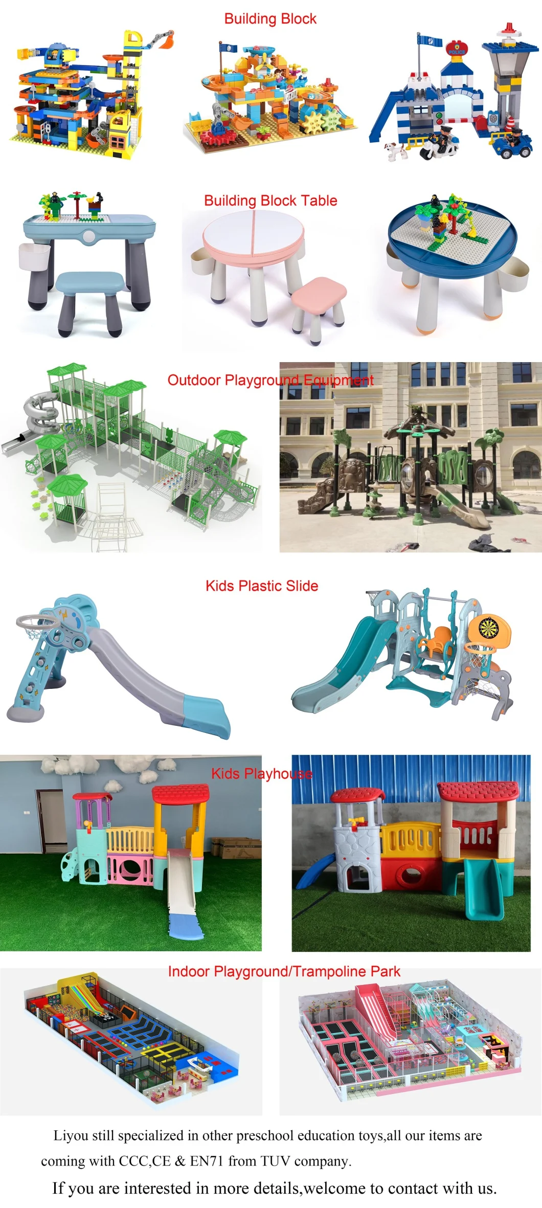 Multi Function Kids Indoor Slide Playground Plastic Bear Slide for Home