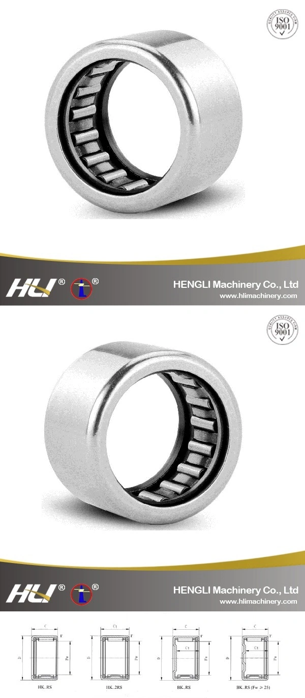 HK0810RS Needle Bearing 8X12X10 mm Drawn Cup Needle Roller Bearing