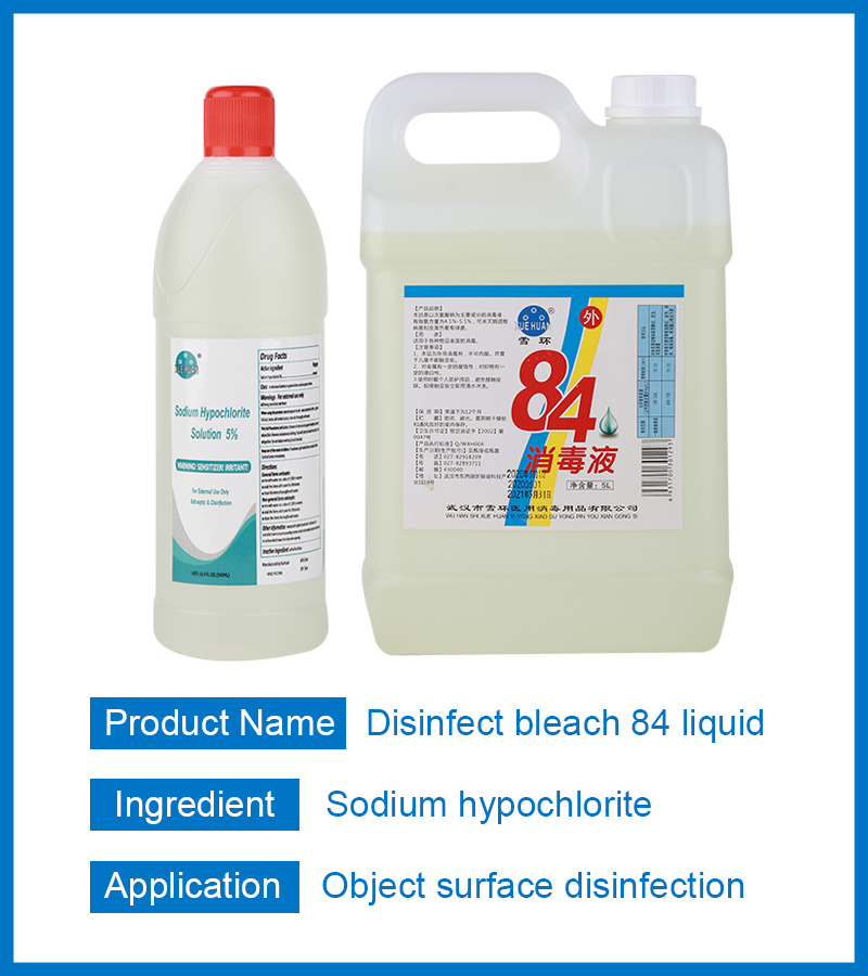 Household Chemicals Chlorine Releasing Disinfectants Liquid Bleach