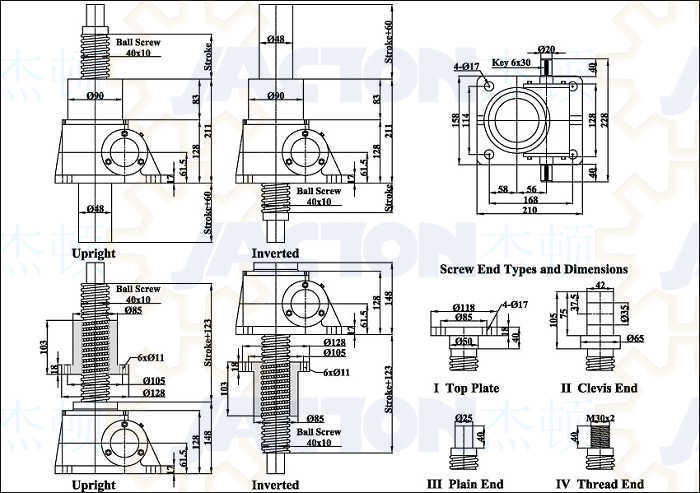 Ball Screw Jack, Screw Jack, Worm Gear Screw Jacks