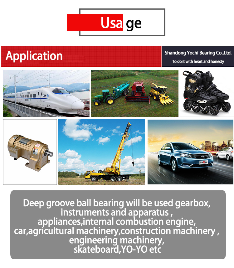 Harvester Machinery Bearing Hch 6012RS 6012zz C0 -20~120 Degree Deep Groove Ball Bearing