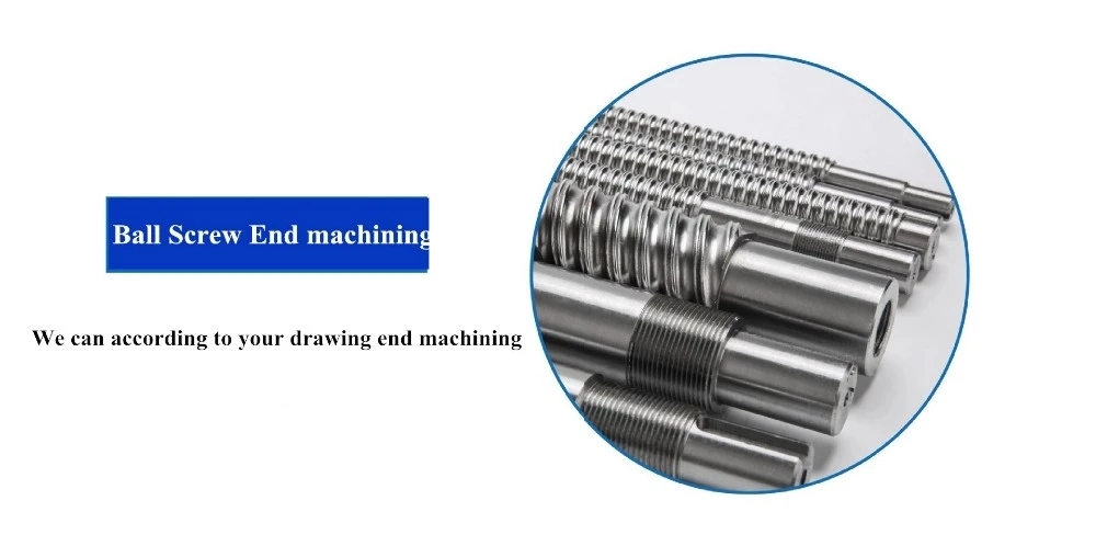 Rolled Ball Screw Sfu2005 Ball Screw Flange Ball Nut for Machine