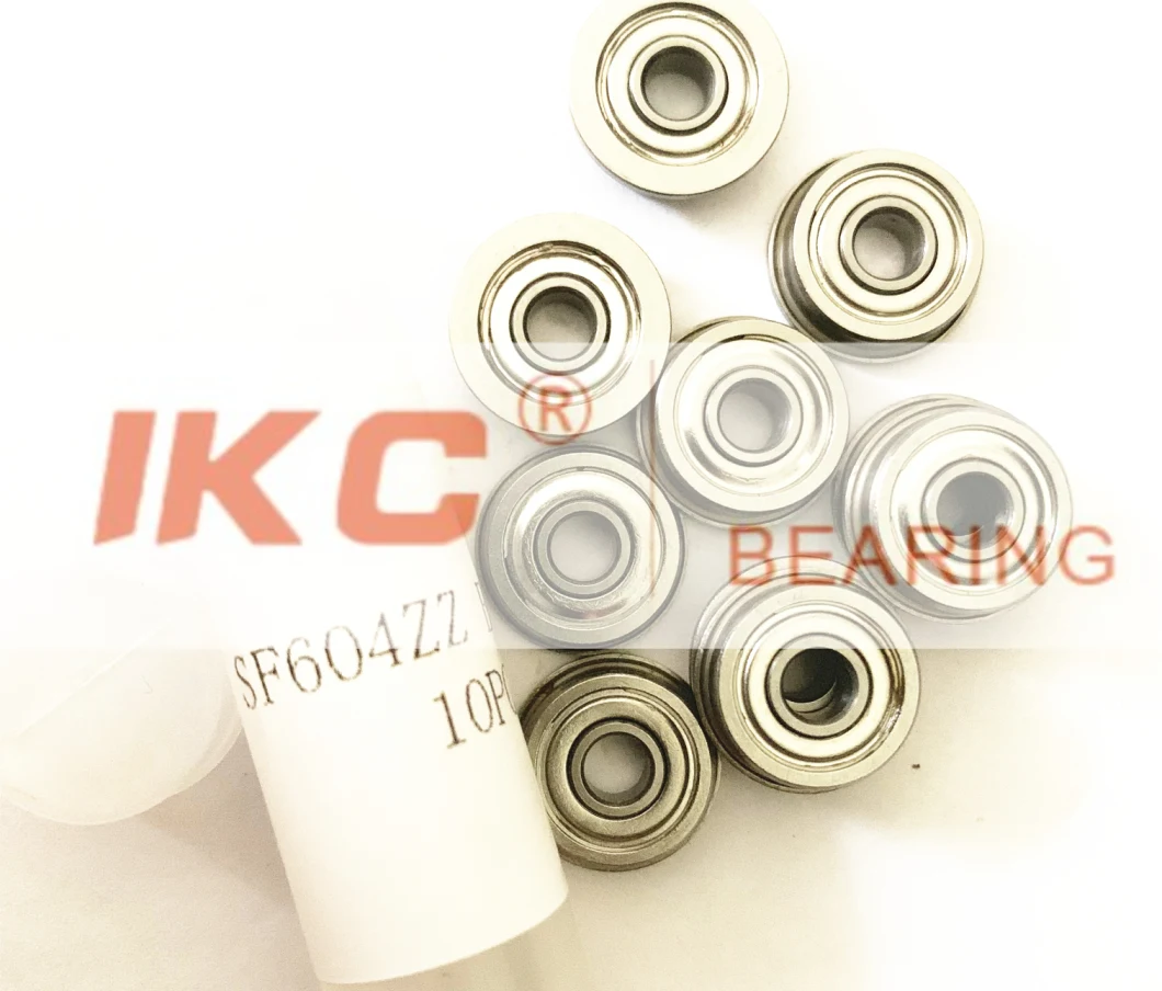 Sf604zz Flanged Bearings 4X12X4 mm Stainless Steel Flange Ball Bearings Ddrf-1240zz