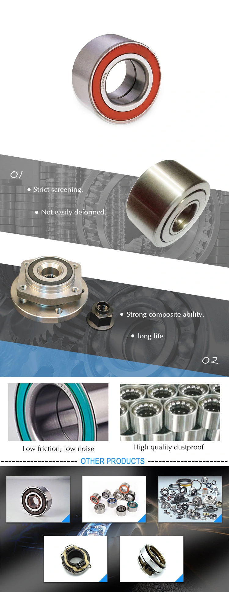 Ball Bearing Dac Auto Parts 40X76X33mm Hub Bearing Ball Bearing Dac40760033 Auto Wheel Ball Bearing