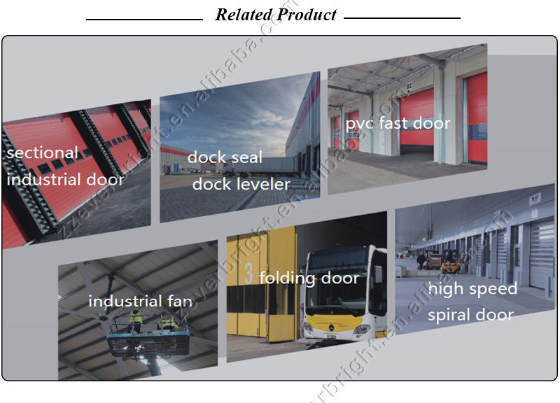 Automatic Security Roll up PVC High Speed Door for Warehouse