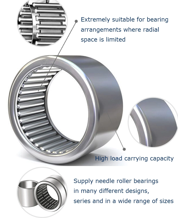 HK6012 Needle Roller Bearing Drawn Cup Cage Needle Bearing