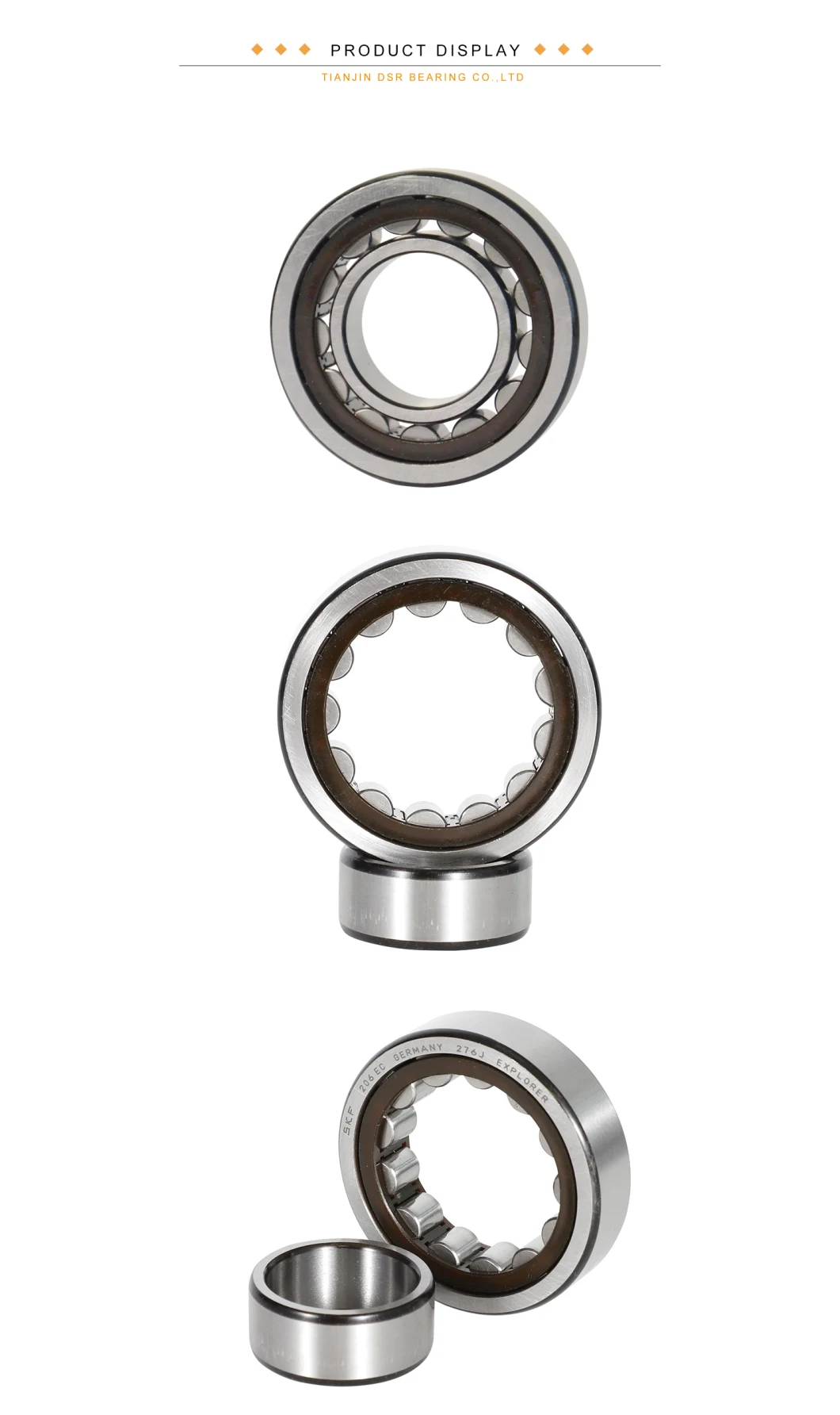 Nj 202 Ecp Cylindrical Roller Bearing / Tapered Ball Bearing/ Needle Bearing/ Spherical Roller Bearing/ Deep Groove Ball Bearing/ Bearing Price/ Clutch Bearing