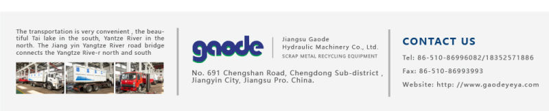 Gaode Brand Metal Baling Machine for Scrap Non-Ferrous Metals