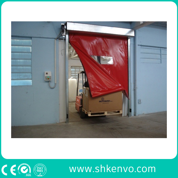 Industrial Automatic Self Repairing High Speed Rolling Doors for Warehouse or Loading Docks