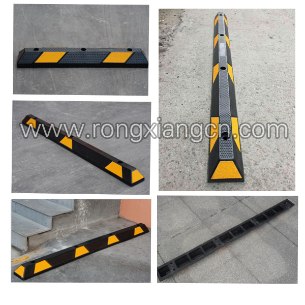 Heavy Duty Flexible Rubber Parking Stoppers Car Stoppers