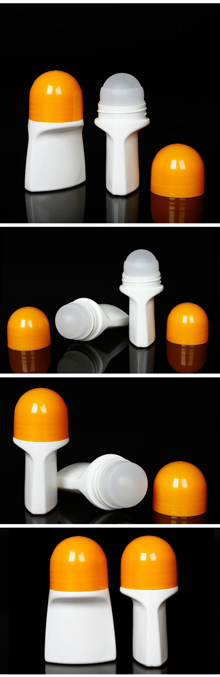 Total Quality Controlled 60ml Roller Bottle with Roll on Hollow Ball