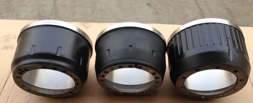 Customized Size Heavy Duty Truck Brake Drums for Truck Parts