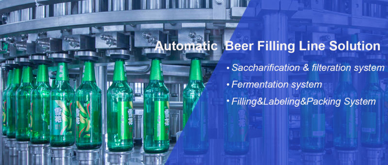 Automatic Lager / Ale / Draught Fresh Beer Filling Machine / Bottling Line Equipment