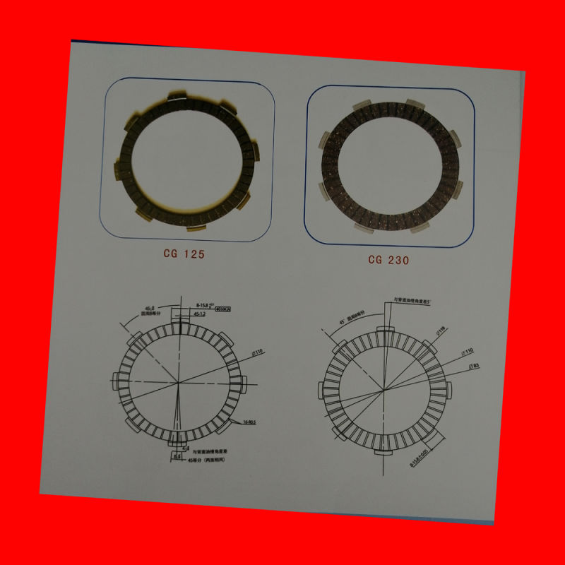 High Quality Motorcycle Part Motorcycle Clutch Plate for Bajaj Kriss