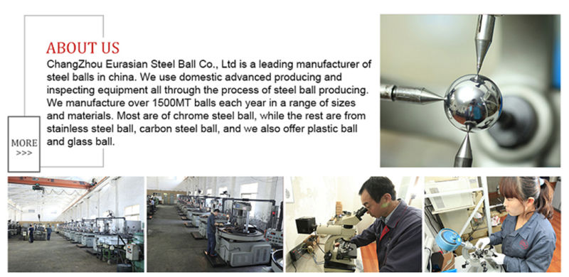 Size 4.763-45mm G10-G1000 Grade Chrome Steel Bearing Ball