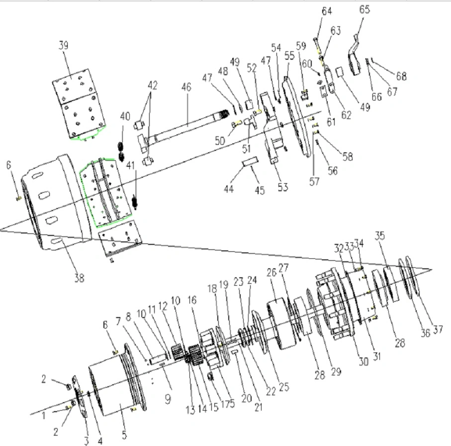 Heavy Duty Truck Parts Break Lining Wg9100440026