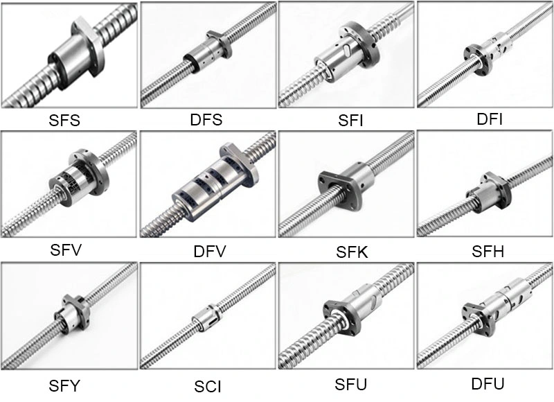 Rolled Ball Screw Sfu2005 Ball Screw Flange Ball Nut for Machine