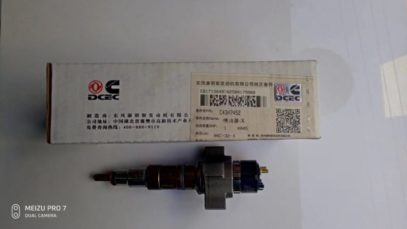 Cummins Engine Part Injector 4307452 for Dcec Isc8.3 Engine