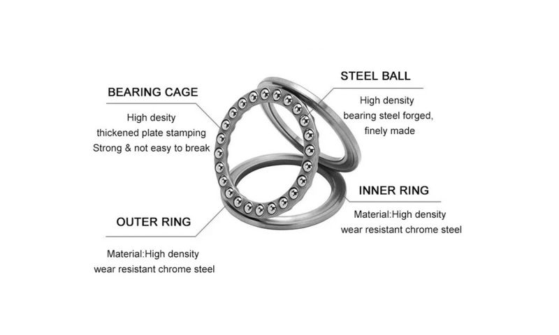 51144 M Thrust Ball Bearing/ Deep Groove Ball Bearing/ Angular Contact Ball Bearing/ Self Aligning Ball Bearing/ Tapered Roller Bearing/ Needle Bearing/ Factory