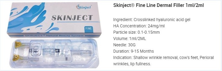Skinject 2ml Deep High Quality Hyaluronic Acid Dermal Injection Filler Ha 2ml Deep Nose Chin Cheek