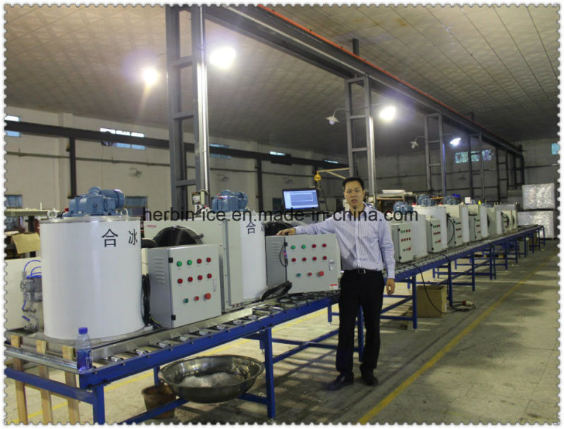 China Leading Manufacturer Seawater Flake Ice Machine with Vessel Ice System