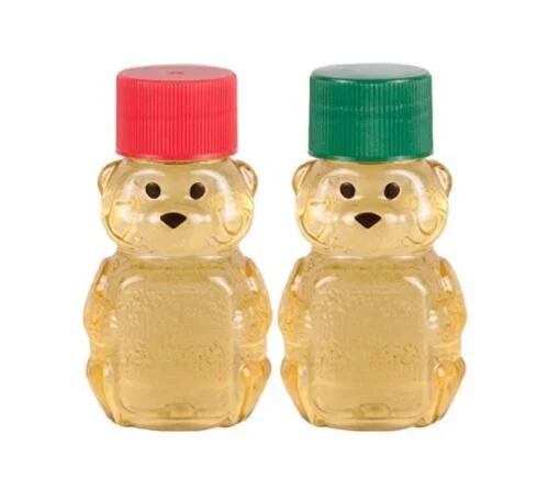12oz Custom Food Grade Plastic Bear Bottle Honey Squeeze Bottle