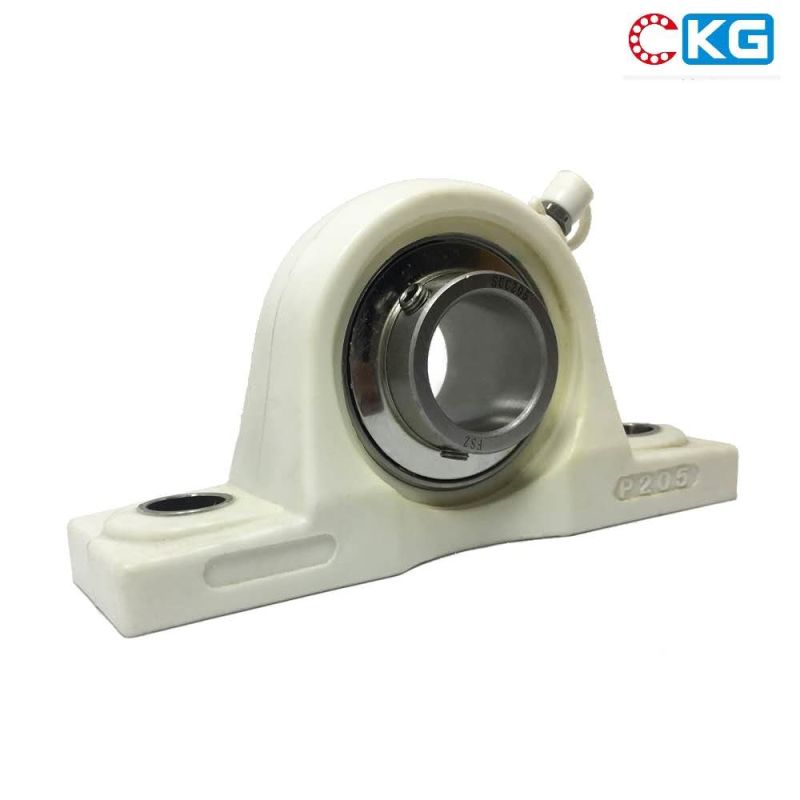 Unit with End Cover Stainless Steel Sucp205 Thermoplastic Bearings