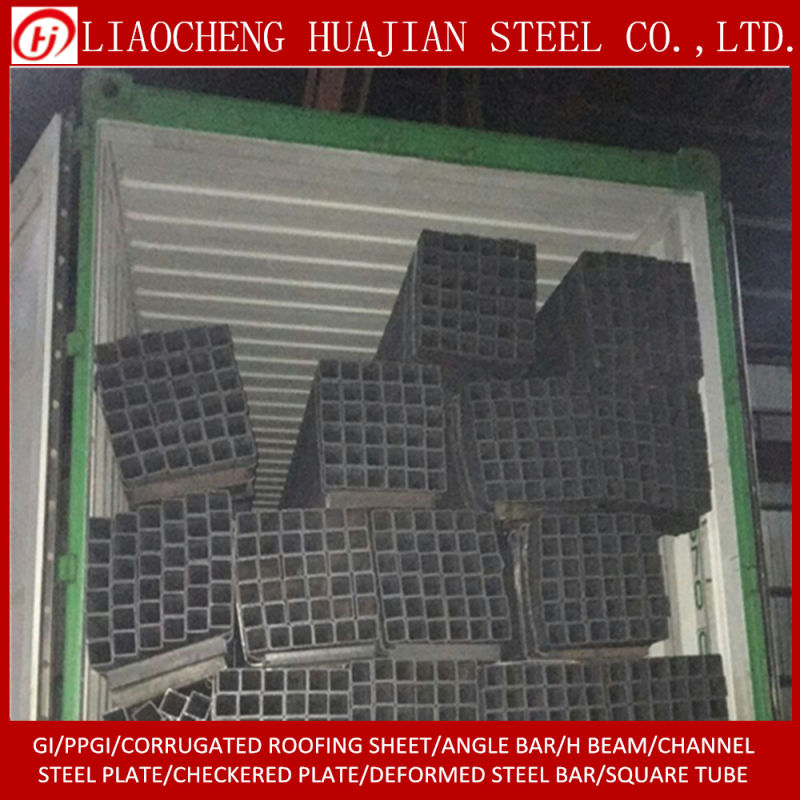 Galvanized Iron Metal Steel Carbon Pipe ERW Welded Hollow Section Square Tube