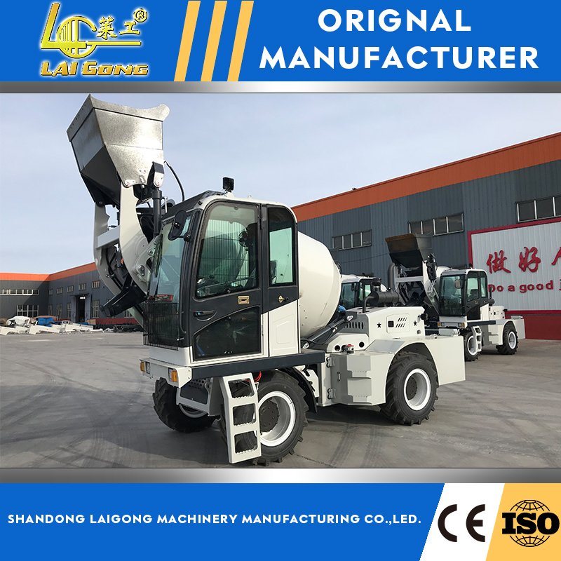 China Self-Loading Conrete Mixer Truck H30 Laigong Mixer Truck