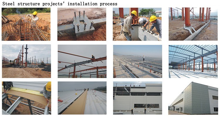 Prefab Low Cost High Quality Steel Structure for Warehouse Factory Steel Construction
