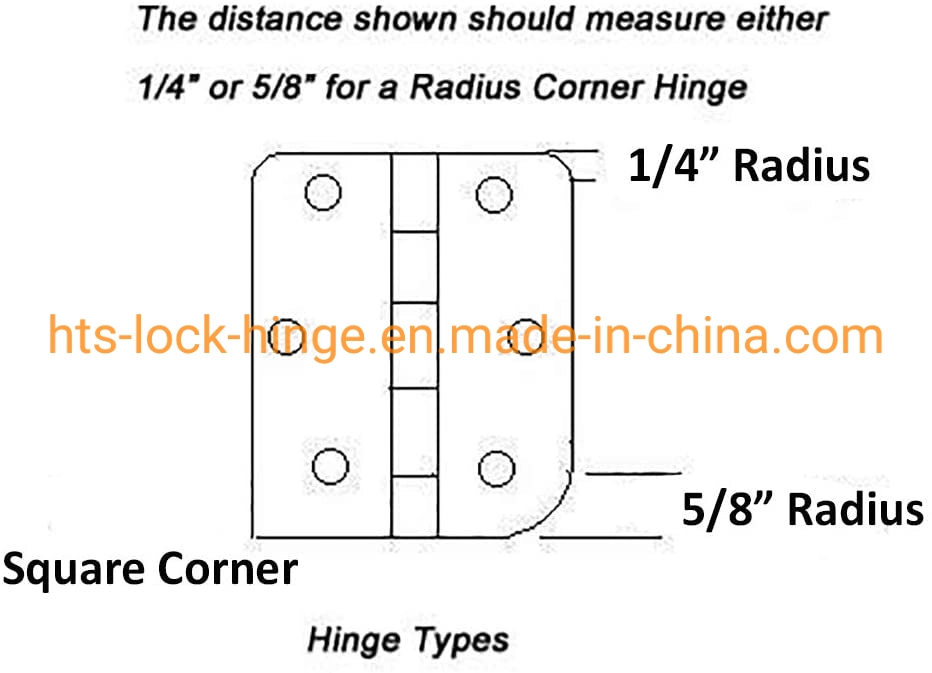 Butterfly Hinge Stainless Steel 3/4/5 Inch Ball Bearing 2bb Door Hardware Square Corner Bisagra