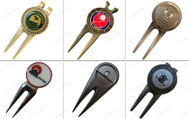 Customize Ball Marker Hook Blank Metal Magnetic Golf Hat Clip Personalized Soft Enamel Metal Ball Marker Magnetic Golf Hat Clip (08)