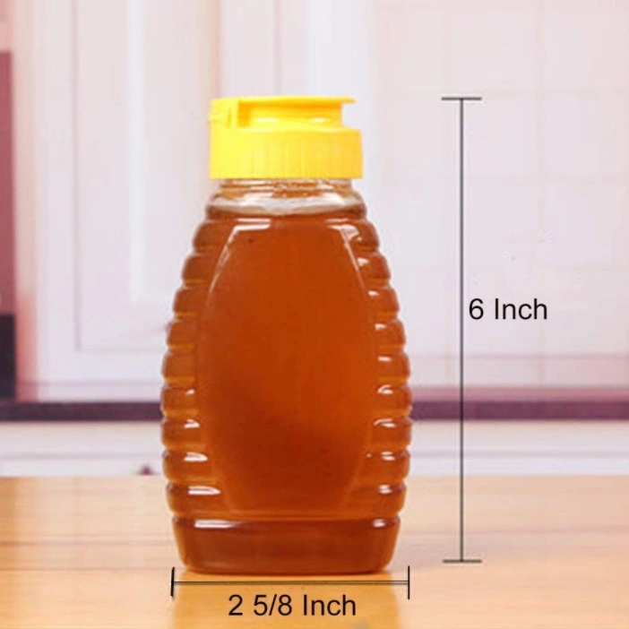 12oz Custom Food Grade Plastic Bear Bottle Honey Squeeze Bottle