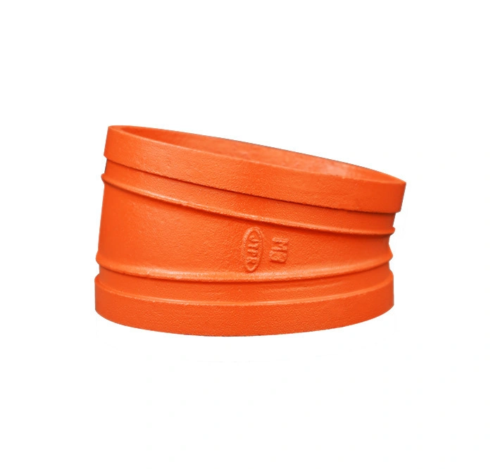 FM/UL Approved Ductile Iron Grooved Pipe Fittings 11.25 Degree Elbow