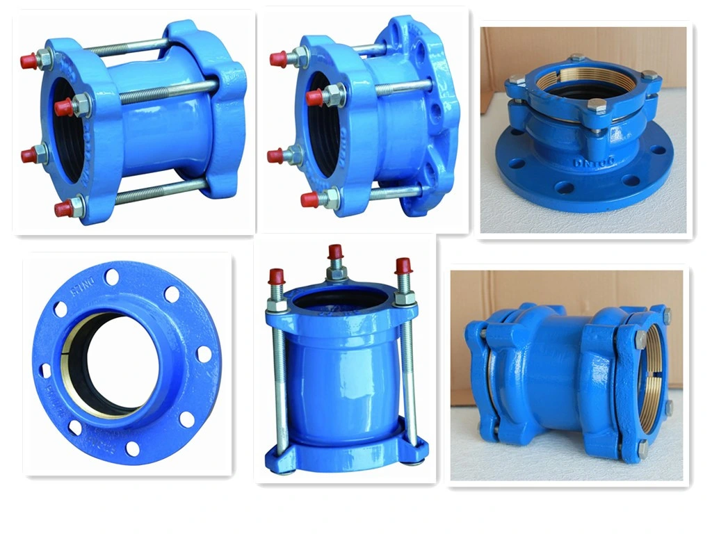 Universal Coupling Flexible Coupling Flange Adaptor Dismantling Joint Gibault Joint for PVC Ductile Iron Pipes